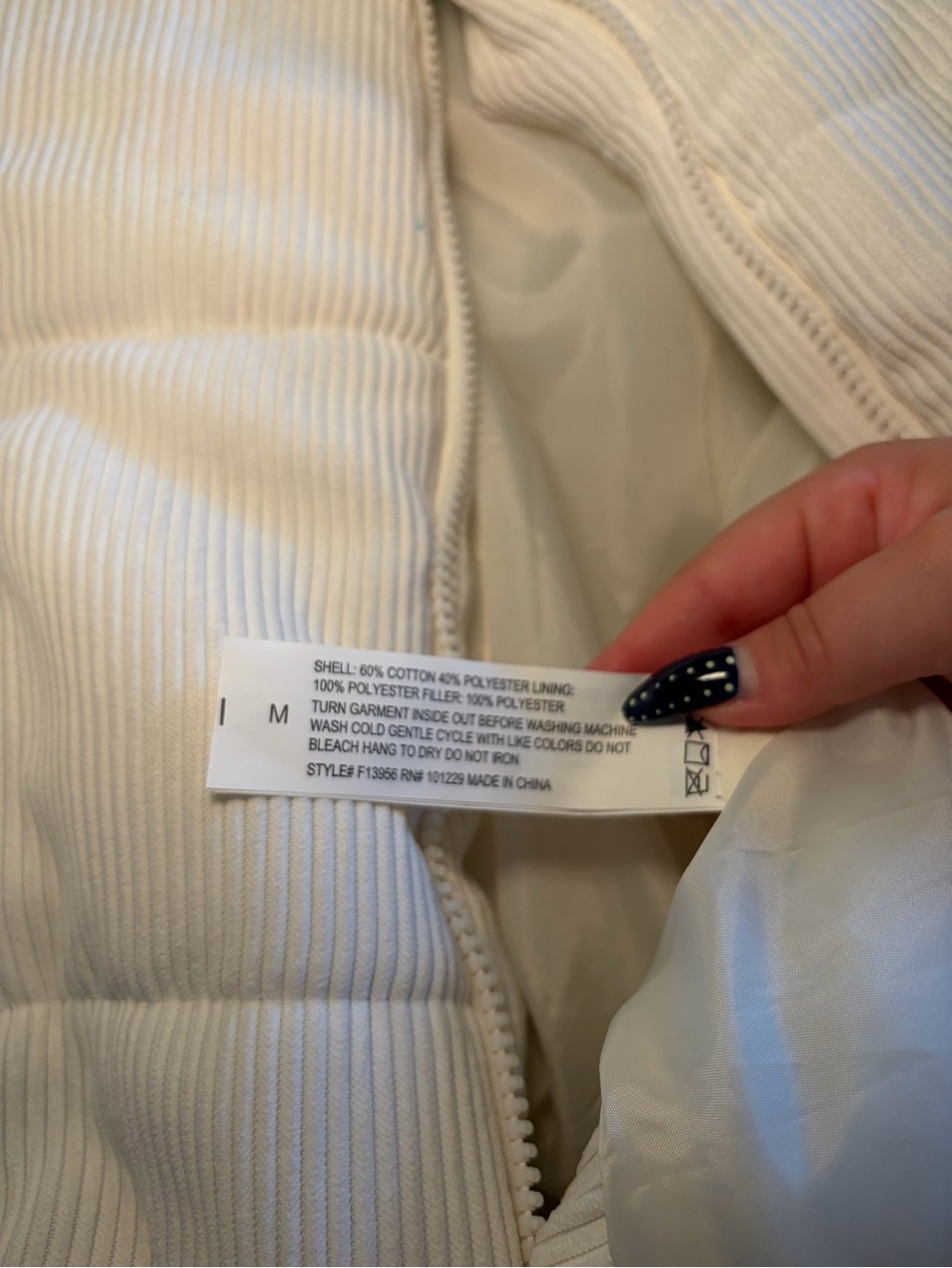 White Puffer Jacket - Picture 7 of 7